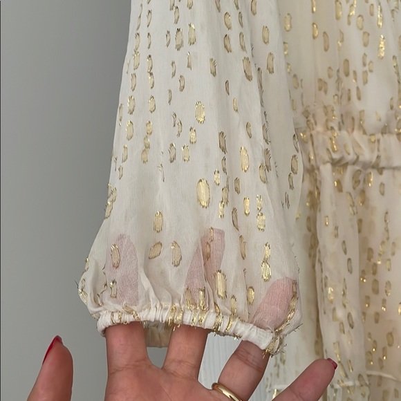 Generation Love White and Gold Dress - Picture 3 of 6